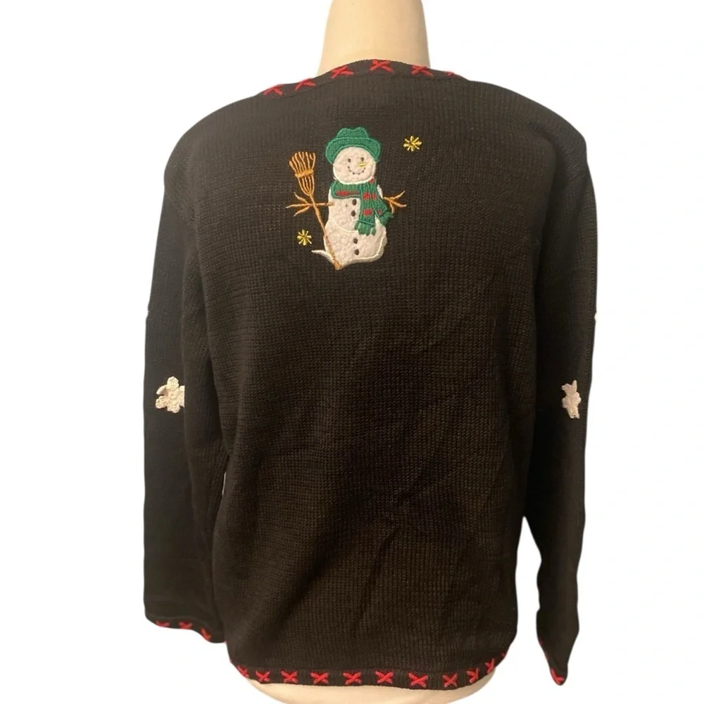 Studio Ho Ho Ho Snowmen Christmas sweater - Picture 2 of 12